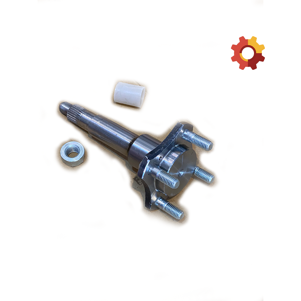 Rear Axle with Nut (Bajaj)